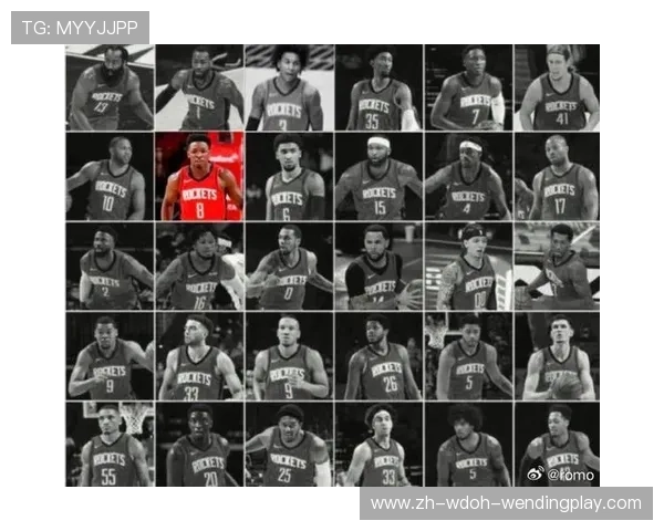 2020赛季休斯顿火箭队球员阵容与高清图片资料
